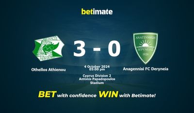Othellos Athienou vs Anagennisi FC Deryneia Pronostici, quote e consigli di scommessa 04/10/2024