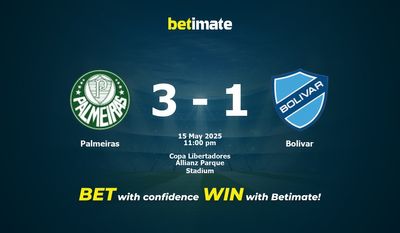 Palmeiras vs Bolivar Pronostici, quote e consigli di scommessa 15/05/2025