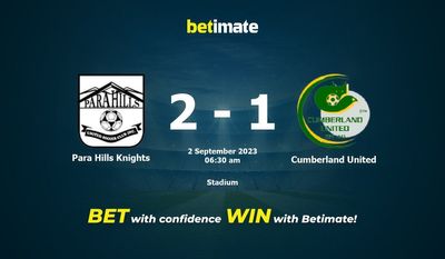 Para Hills Knights vs Cumberland United Pronostici, quote e consigli di scommessa 02/09/2023