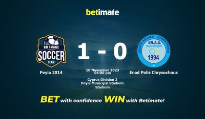 Peyia 2014 vs Enad Polis Chrysochous Pronostici, quote e consigli di scommessa 10/11/2023