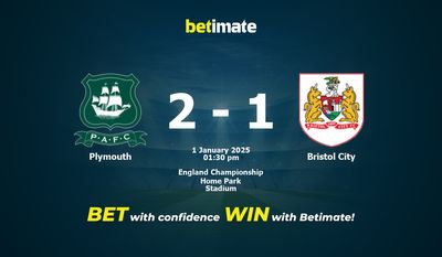 Pronostici, quote e suggerimenti per le scommesse Plymouth vs Bristol City 01/01/2025
