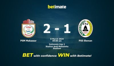 PSM Makassar vs PSS Sleman Pronostici, quote e consigli di scommessa 08/03/2024