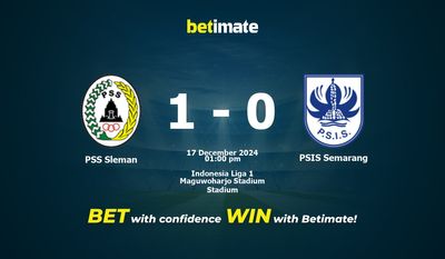 PSS Sleman vs PSIS Semarang Pronostici, quote e consigli di scommessa 17/12/2024