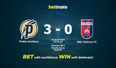 Pronostico, quote e consigli per le scommesse Puskas Academy vs MOL Fehervar FC 26/04/2025