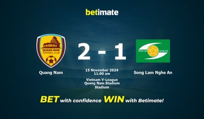 Quang Nam vs Song Lam Nghe An Pronostici, quote e consigli sulle scommesse 11/15/2024