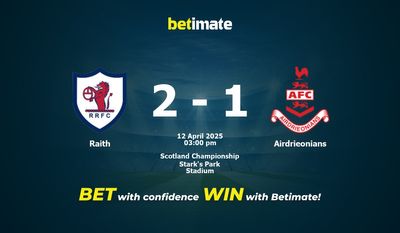 Pronostico, quote e consigli per le scommesse Raith vs Airdrieonians 04/12/2025