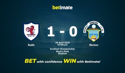 Pronostico, quote e consigli per le scommesse Raith-Morton del 26/04/2025