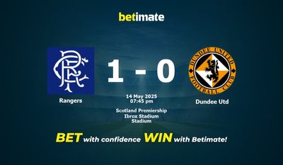 Pronostici, quote e consigli per le scommesse Rangers vs Dundee Utd del 14/05/2025