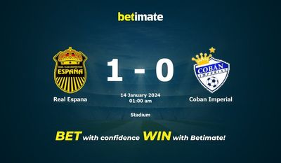 Real Espana vs Coban Imperial Pronostici, quote e consigli di scommessa 14/01/2024