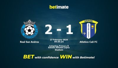 Real San Andrés vs Atletico Cali FC Pronostici, quote e consigli di scommessa 27/02/2024