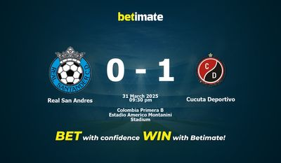 Real San Andrés vs Cucuta Deportivo Pronostici, quote e consigli di scommessa 31/03/2025