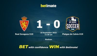 Real Saragozza U19 vs Platges de Calvia U19 Pronostici, quote e consigli di scommessa 16/09/2023