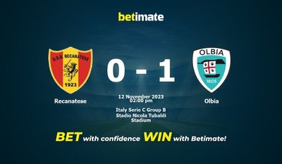 Pronostici, quote e consigli di scommessa Recanatese vs Olbia 12/11/2023