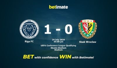 Pronostici, quote e consigli di scommessa Riga FC vs Slask Wroclaw 24/07/2024