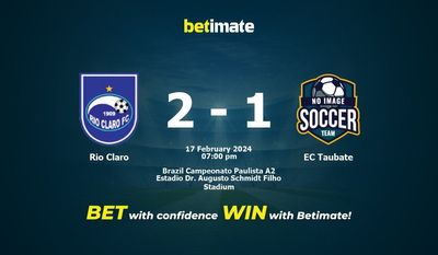 Rio Claro vs EC Taubate Pronostici, quote e consigli di scommessa 17/02/2024
