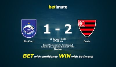Rio Claro vs Oeste Pronostici, quote e consigli di scommessa 17/01/2024