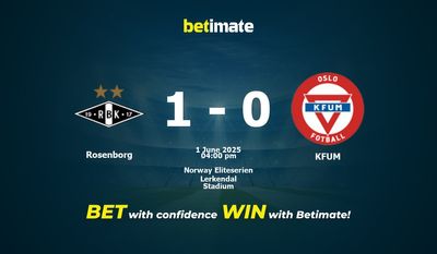 Pronostici, quote e suggerimenti di scommesse Rosenborg vs KFUM 01/06/2025