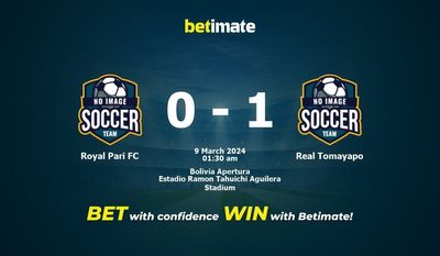 Royal Pari FC vs Real Tomayapo Pronostici, quote e consigli di scommessa 09/03/2024