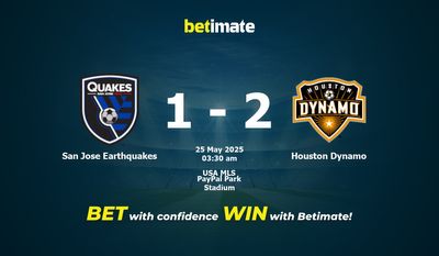 Pronostico, quote e consigli per le scommesse San Jose Earthquakes vs Houston Dynamo 25/05/2025