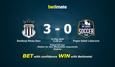 Sandecja Nowy Sacz vs Pogon Sokol Lubaczow Pronostici, quote e consigli di scommessa 21/05/2025