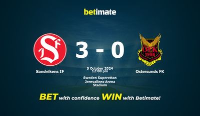 Pronostici, quote e suggerimenti per le scommesse Sandvikens IF vs Ostersunds FK 10/05/2024