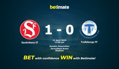 Sandvikens IF vs Trelleborgs FF Pronostici, quote e consigli di scommessa 12/04/2025