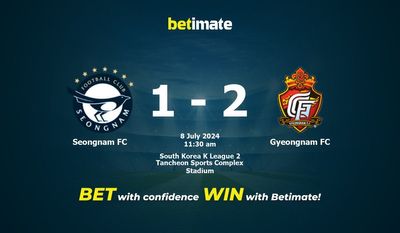 Pronostici, quote e pronostici sulle scommesse Seongnam FC vs Gyeongnam FC 08/07/2024