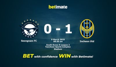 Seongnam FC vs Incheon Utd Pronostici, quote e consigli sulle scommesse 03/09/2025