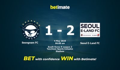 Pronostici, quote e consigli per le scommesse Seongnam FC vs Seoul E-Land FC 05/04/2025