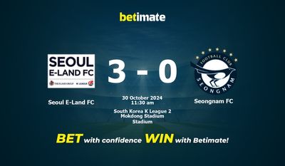 Pronostici, quote e suggerimenti per le scommesse Seoul E-Land FC vs Seongnam FC 30/10/2024