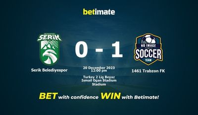 Serik Belediyespor vs 1461 Trabzon FK Pronostici, quote e consigli di scommessa 20/12/2023