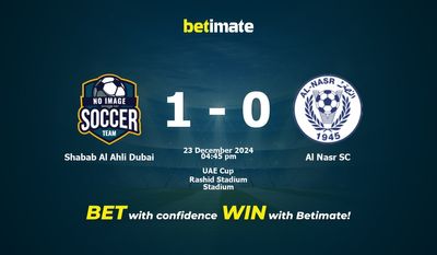 Shabab Al Ahli Dubai vs Al Nasr SC Pronostici, quote e consigli sulle scommesse 23/12/2024