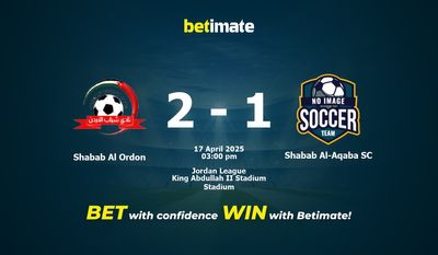 Pronostico, quote e consigli per le scommesse Shabab Al Ordon vs Shabab Al-Aqaba SC 17/04/2025