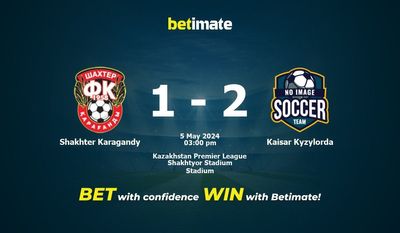 Shakhter Karagandy vs Kaisar Kyzylorda Pronostici, quote e consigli di scommessa 05/05/2024