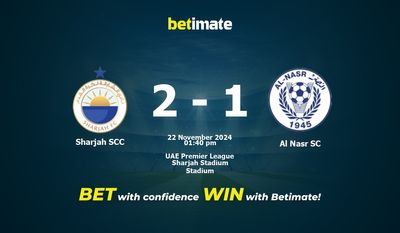 Sharjah SCC vs Al Nasr SC Pronostici, quote e suggerimenti per le scommesse 22/11/2024
