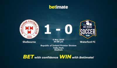 Pronostici, quote e consigli per le scommesse Shelbourne vs Waterford FC 05/05/2025