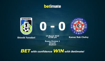Shinnik Yaroslavl vs Kamaz Nab Chelny Pronostici, quote e consigli di scommessa 15/03/2025