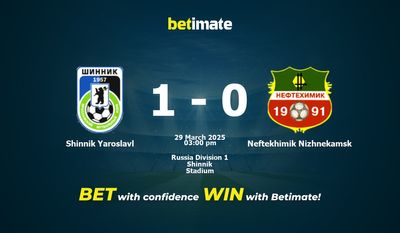 Shinnik Yaroslavl vs Neftekhimik Nizhnekamsk Pronostici, quote e consigli di scommessa 29/03/2025