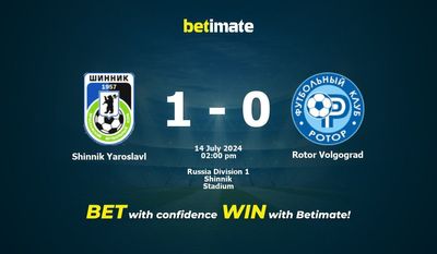 Shinnik Yaroslavl vs Rotor Volgograd Pronostici, quote e consigli di scommessa 14/07/2024
