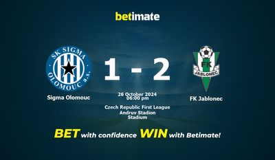 Sigma Olomouc vs FK Jablonec Pronostici, quote e consigli di scommessa 26/10/2024