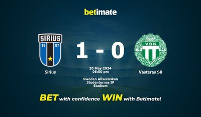 Pronostici, quote e consigli di scommessa Sirius vs Vasteras SK 20/05/2024