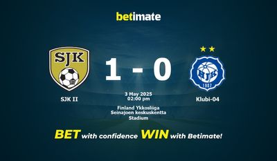 SJK II vs Klubi-04 Pronostici, quote e consigli di scommessa 03/05/2025