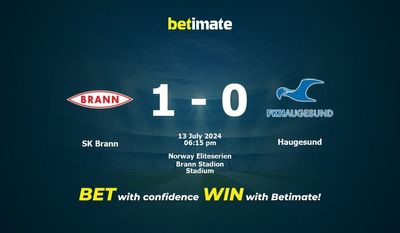 Pronostici, quote e consigli di scommessa SK Brann vs Haugesund 13/07/2024