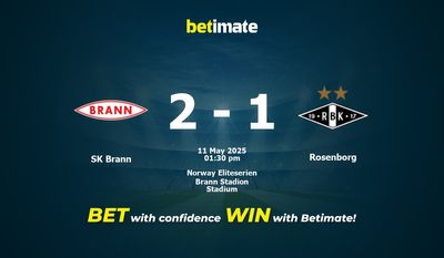 Pronostici, quote e consigli di scommessa SK Brann vs Rosenborg 11/05/2025