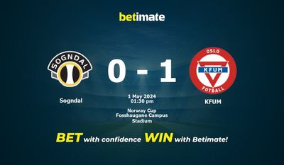 Pronostici, quote e suggerimenti di scommesse Sogndal vs KFUM 01/05/2024