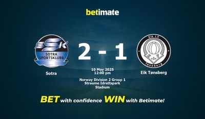Pronostici, quote e consigli di scommessa Sotra vs Eik Tønsberg 10/05/2025