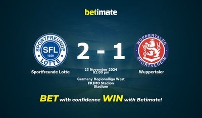 Sportfreunde Lotte vs Wuppertaler Pronostici, quote e consigli di scommessa 23/11/2024
