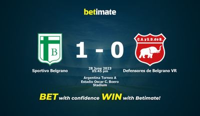 Sportivo Belgrano vs Defensores de Belgrano VR Pronostici, quote e consigli sulle scommesse 28/06/2023