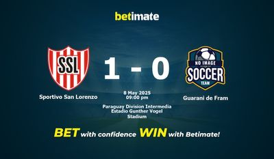 Sportivo San Lorenzo vs Guarani de Fram Pronostici, quote e consigli di scommessa 08/05/2025