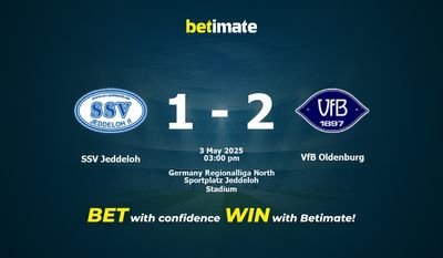 Pronostico, quote e consigli per le scommesse SSV Jeddeloh vs VfB Oldenburg 05/03/2025